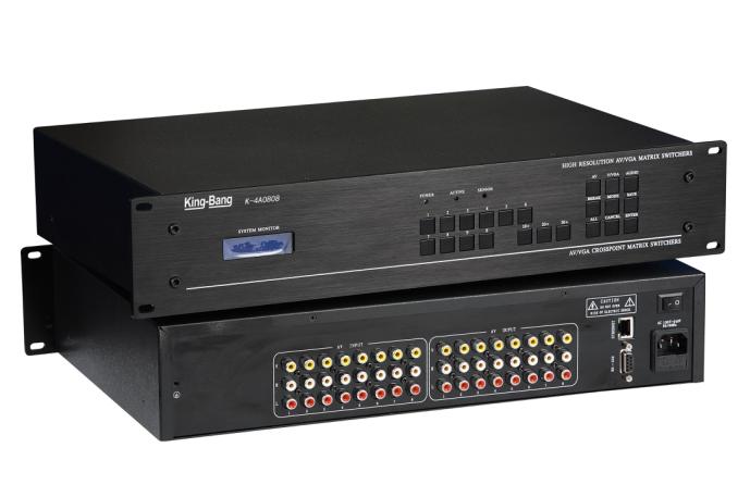 AV四進(jìn)四出模擬矩陣切換器K-4A0404