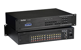 AV八進(jìn)二出模擬矩陣切換器K-4A0802